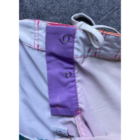 Billabong Shorts Womens Size 9 Multicolor Boardshorts Swim Surf Rainbow Ombre - Picture 11 of 16